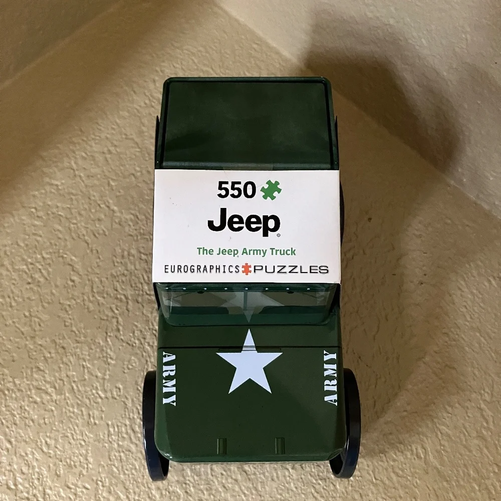 Eurographics Puzzles Jeep the Jeep Army Truck 550 Piece Jigsaw Puzzle NEW Sealed